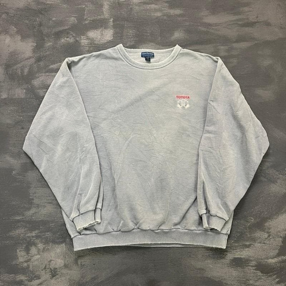 Vintage Toyota Hockey League Sweatshirt Mens Large Gray 1990s